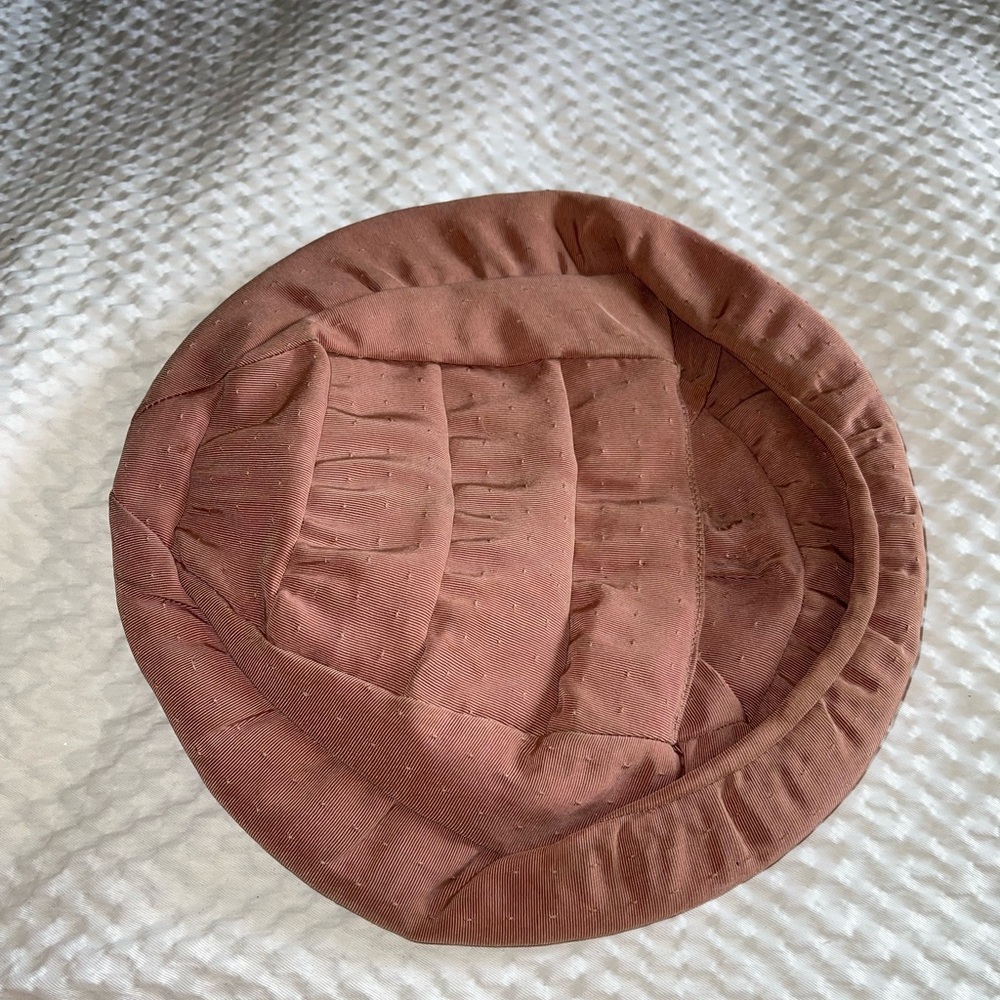 Vintage Pink Quilted Beret Pompey, Inc. Reading, PA